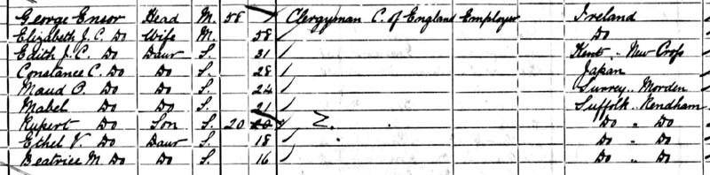 1901 census ensor